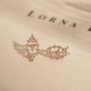 [14K Gold] Ryze Stud Earrings