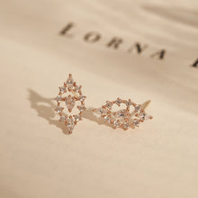  [14K Gold] Ryze Stud Earrings