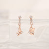[14K Gold] Cliff Butterfly Earrings