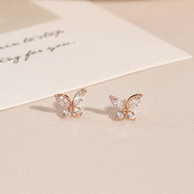  [14K Gold] Spinel Flower Earrings