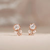 [14K Gold] Forean Rose Flower Earrings