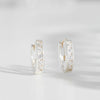 [925 Silver] Plain Hoop Earrings