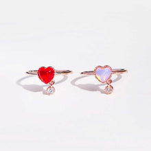  SHINING HEART Ring (aurora stone)