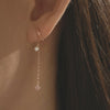 [14K Gold] Hash Morganite Earrings