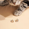 Cat hug butterfly Earrings
