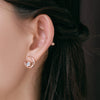 Goddess of Moon Artemis - Crescent Moon Earrings