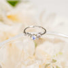 [925 silver] Floral Moonstone Ring