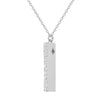 [NCT Renjun][925 silver] Hangul Pendant with Diamond Chain Necklace