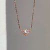 14k Briller Natural Moonstone Necklace