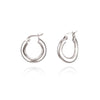 [925 Silver] Jenny Hoop Earrings