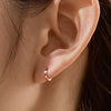 14k Everyday Flat Hoop Single Earring
