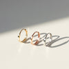 14k Everyday Flat Hoop Single Earring
