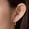 14k Dalia Hoop Earrings