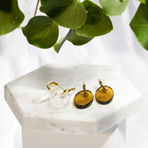 Shine Glass Earrings