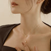 14k Shimmer Lock Necklace