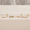 [14K Gold] Mine Hoop Earrings