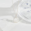[925 Silver] Glitter Mother-of-Pearl Necklace