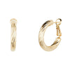 Slash Hoop Earrings