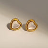 [925 Silver] Adora Classic mother-of-pearl Earrings