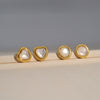 [925 Silver] Adora Classic mother-of-pearl Earrings
