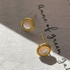[925 Silver] Adora Classic mother-of-pearl Earrings