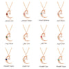 SERA Birthstone Necklace (Silver)