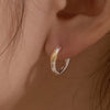 925 silver Smile Hoop Earrings